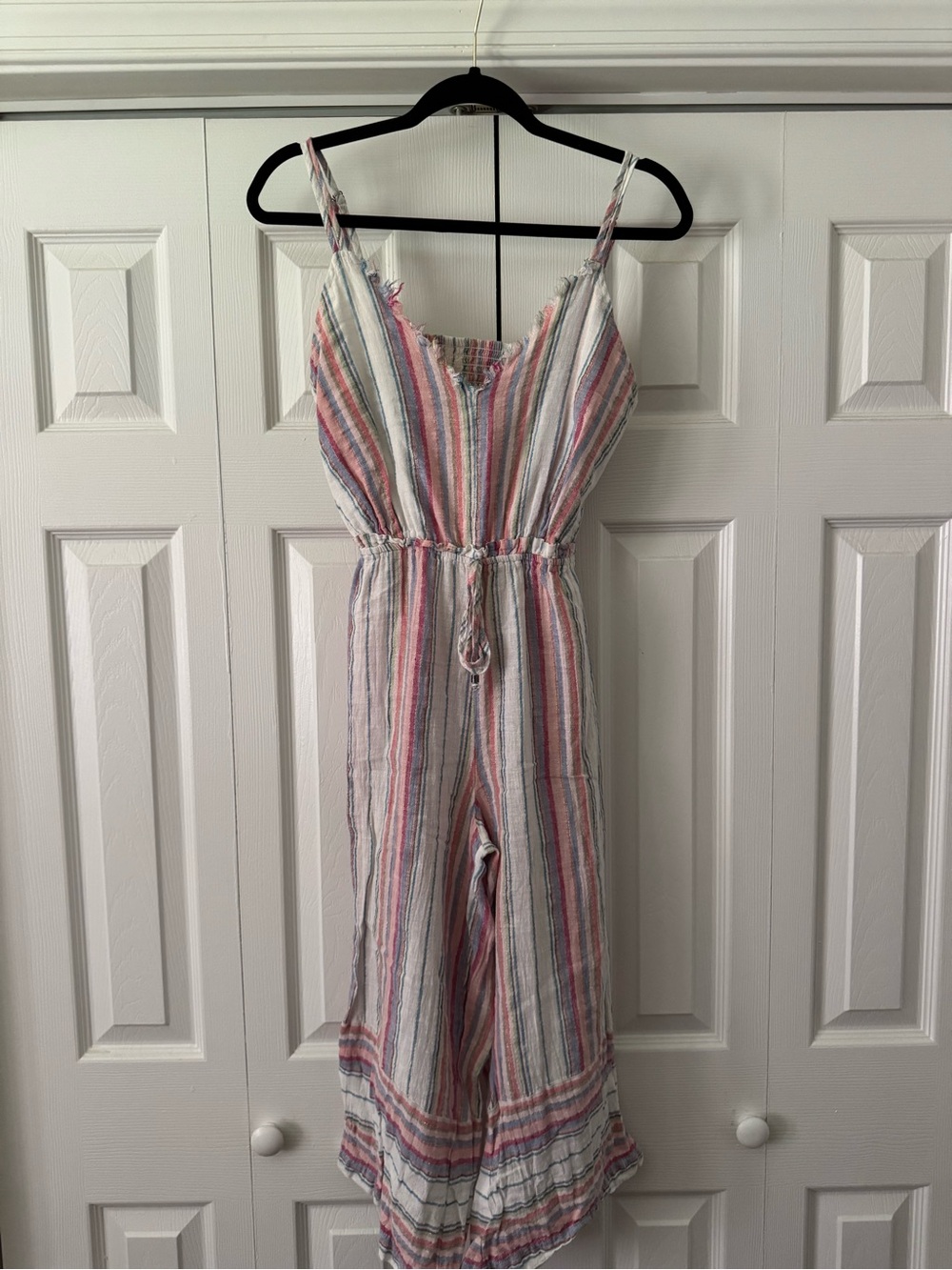 Vintage Havana Multicolor Striped Sleeveless Jumpsuit